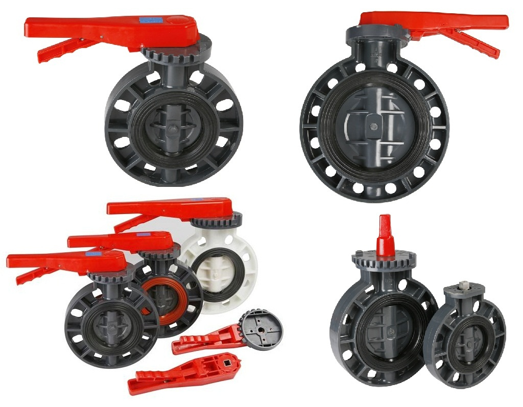PVC Butterfly Valve DIN ANSI JIS Standard