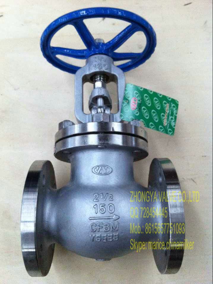 High Quality API Class150 Flanged Handwheel Globe Valve