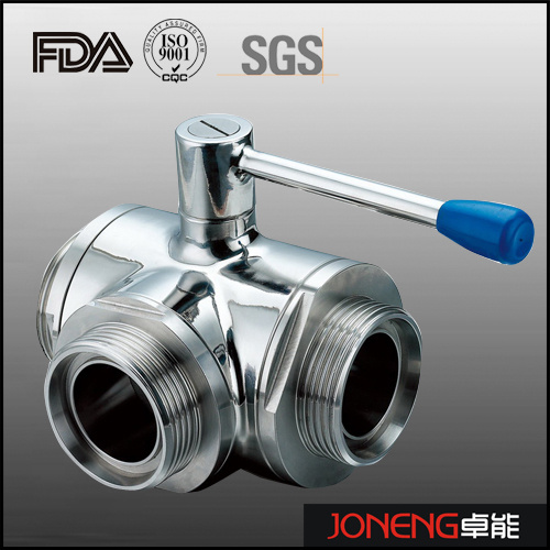 Stainless Steel Three-Way Threaded Ball Valve (JN-BLV2001)