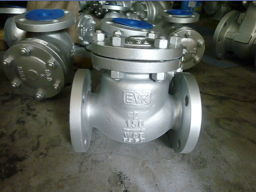 API 6D Cast Steel Flange Check Valve with Evk Brand