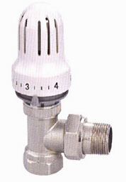 Brass Manual Temperature Control Valve (Angle)