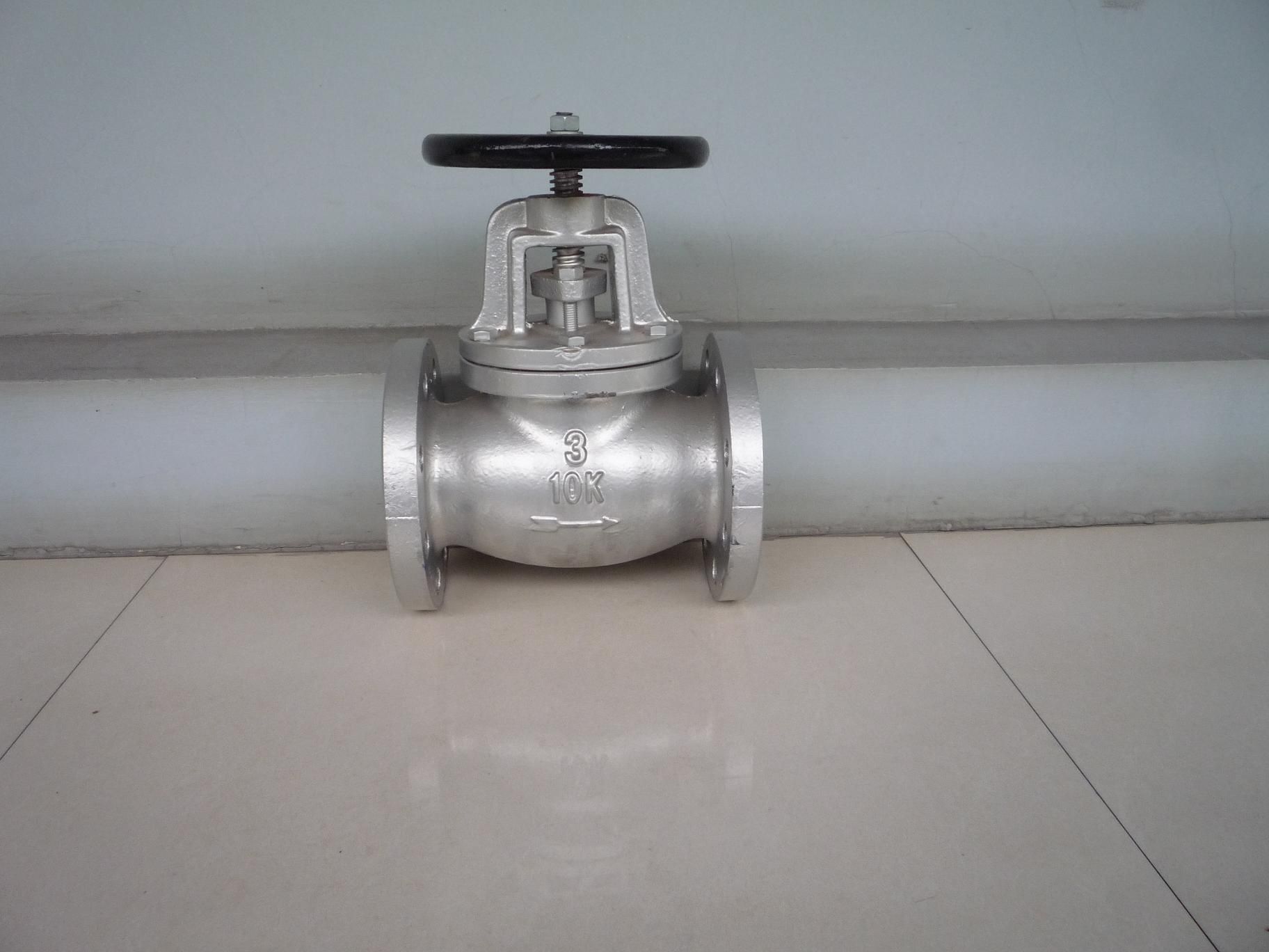 JIS 10k Cast Iron Double Flange Globe Valve