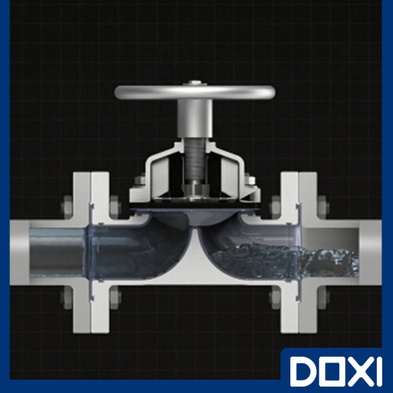 Fluid Process PFA PTFE Diaphragm Valve