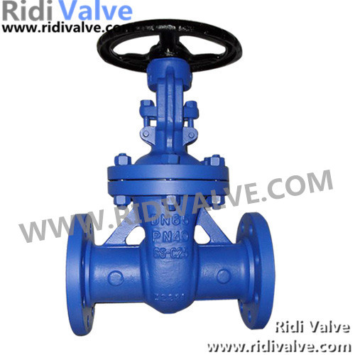 DIN F7 Cast Steel Rising Stem Gate Valve