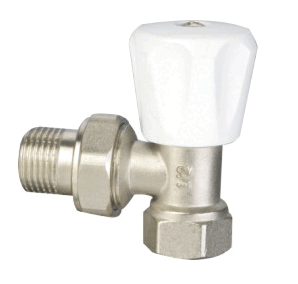 Manual Angle Thermostatic Temperature Valve (Nickel-Plated)