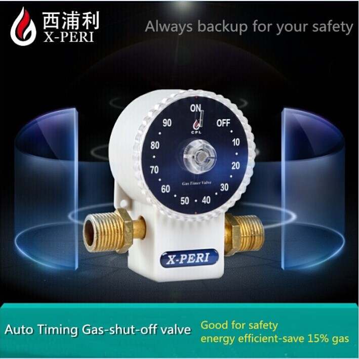 2. Automatic Timer Safety Gas Shut off Valve 3. Auto Timing Gas-Shut-off Valve