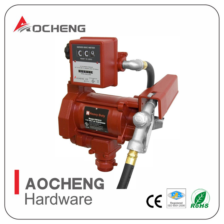 Fuel Transfer Pump with Meter Hose Manual Nozzle