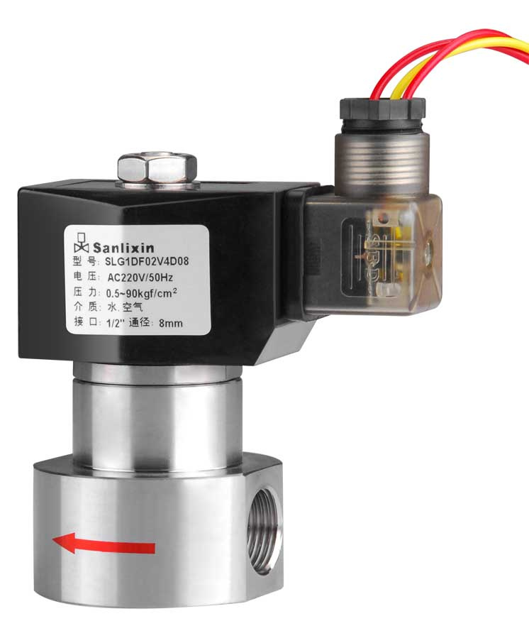 Solenoid Valve -- Slg High Pressure Brass or Stainless Steel Magnetventil
