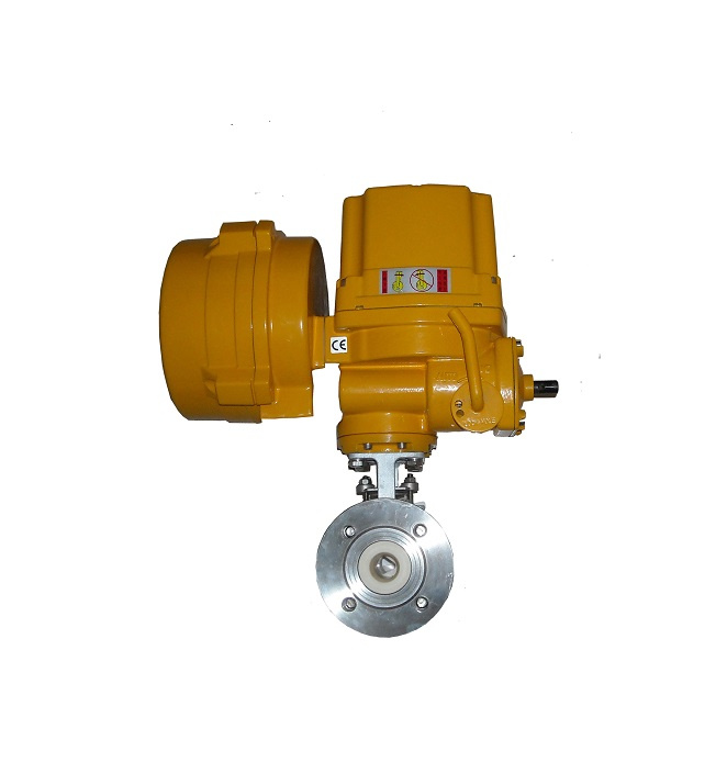 Electric V Type Ceramic Ball Valve
