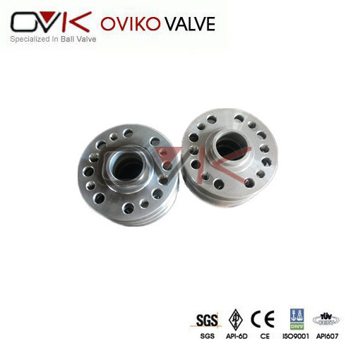 API 6D Chrome Plating Connection Plate for Ball Valve