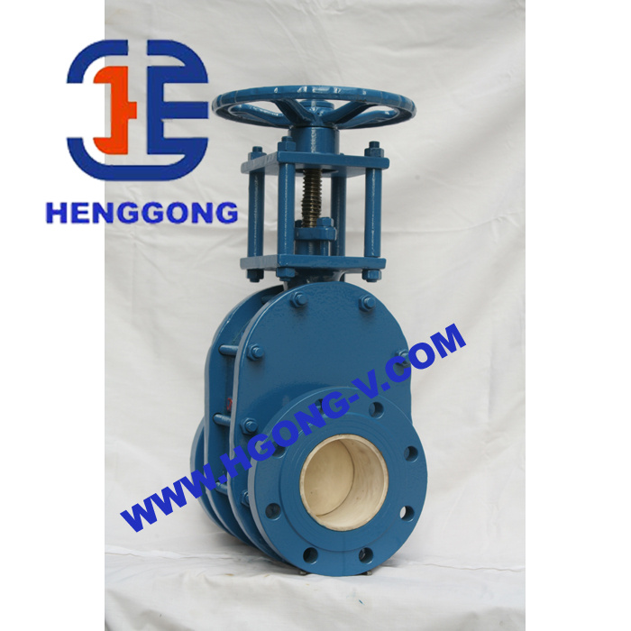 DIN Pn16 Double Disc Ceramic Gate Valve