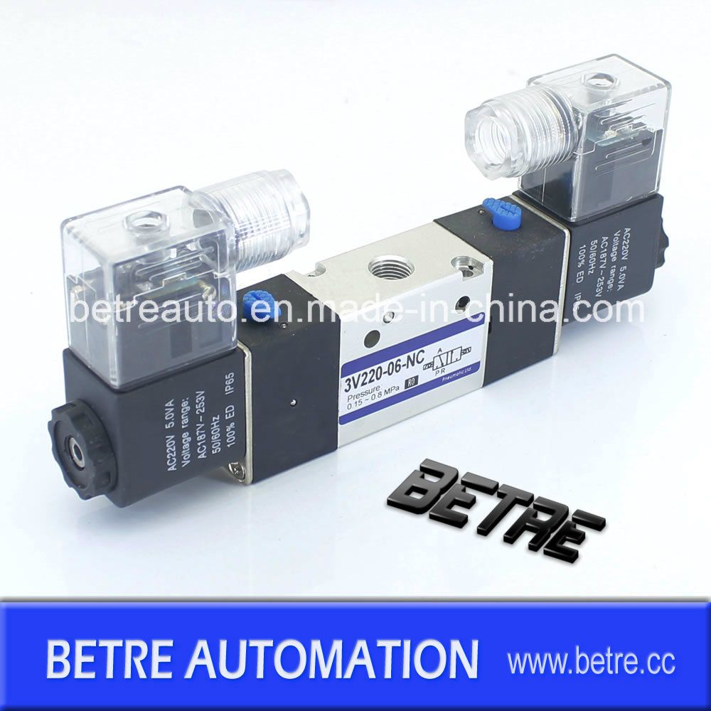 Series 200 Solenoid Valve, Pneumatic Control Valve, Reverse Solenoid Valve 3V220-08