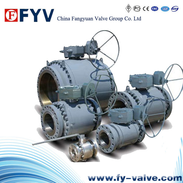 A105 Carbon Steel Trunnion Mounted Ball Valves