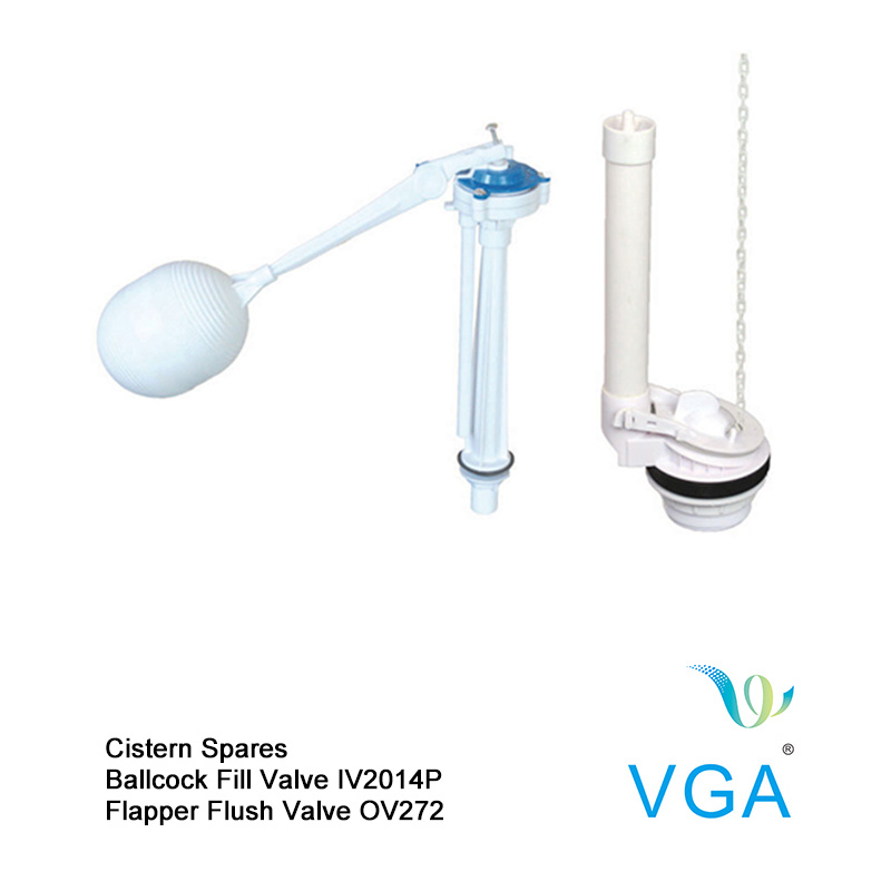 Bathroom Spare Parts Ballcock Fill Valve Flapper Flush Valve IV2014p+Ov272