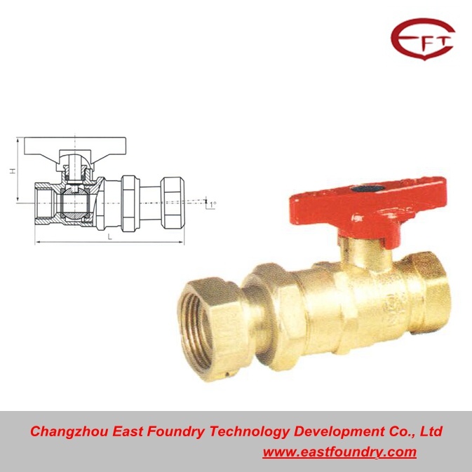 Brass Ball Valve with Extension Joint