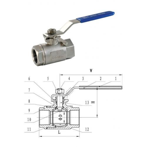 Temperature Ball Valve (JC-008)