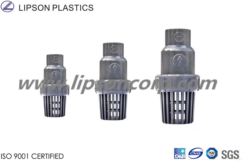 High Quality Plastic PVC Valve Industrial Foot Valves Manufactuter