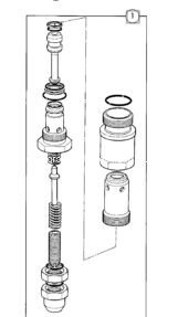 Valve Main Relief 25/974602 25 974602 for Jcb 2cx 3cx 4cx 4cn