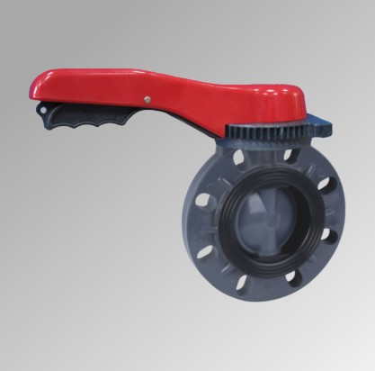 CPVC Hand Wheel Type Butterfly Valve/CPVC Butterfly Valve