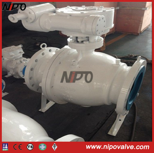 Cast Steel Trunnon Ball Valve