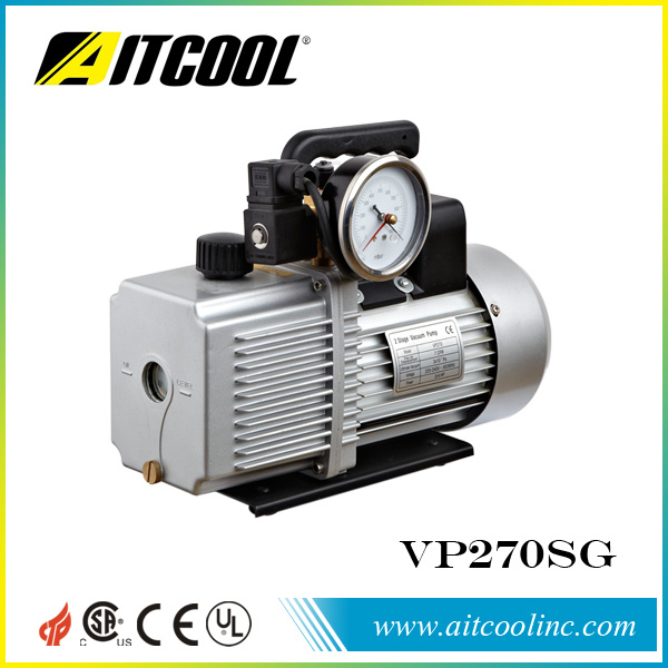 1 Stage Vacuum Pump with Solenoid Valve and Gauge (VP160SG)