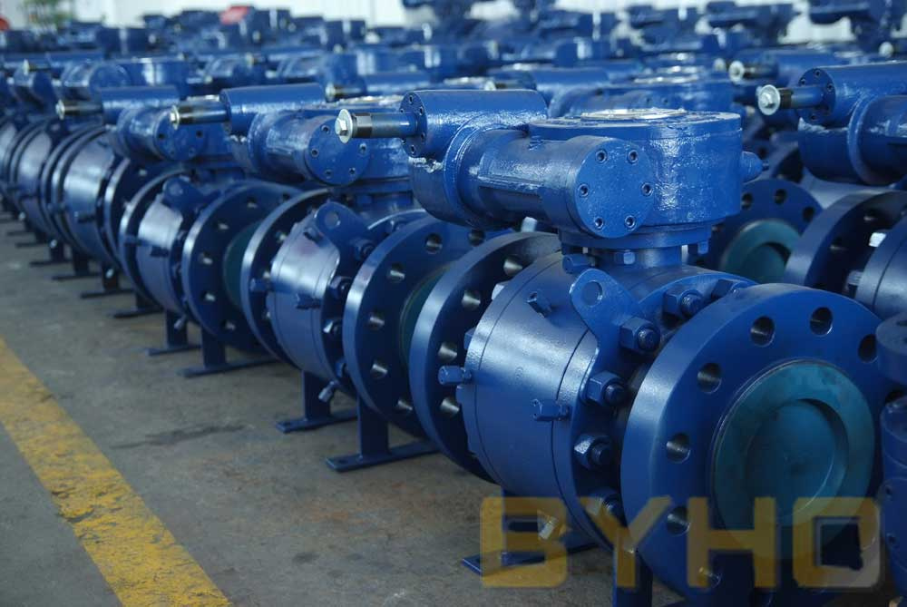 API 6D Forged Steel Trunnion Mounted Ball Valve