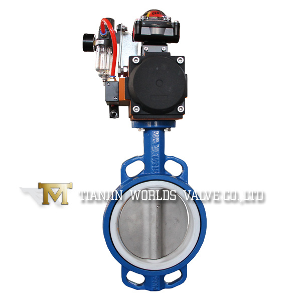 Pneumatic Actuators Control Butterfly Valve