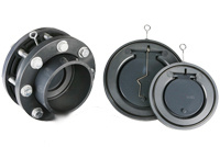 DIN Standard PVC Flange Swing Check Valve