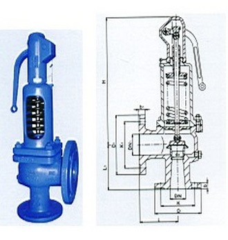 900 DIN Spring Loaded Pressure Safety Valve