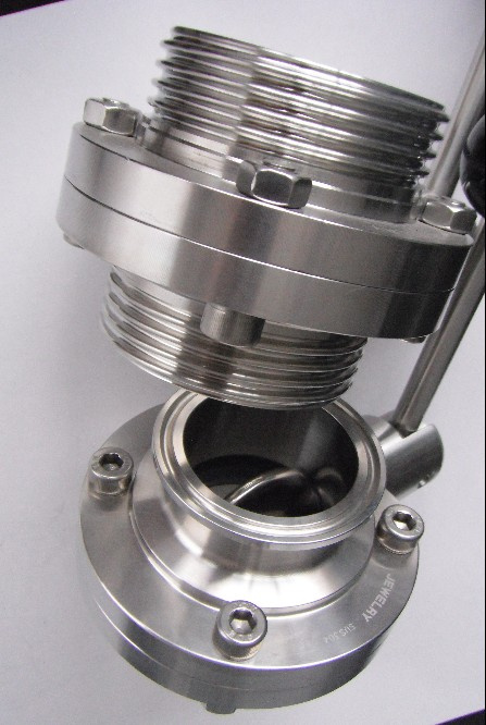 Food Grade Sanitary Stainless Steel Butterfly Valve