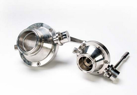 Ss304 Sanitary Stainless Steel Dual Purge Port Ball Valve