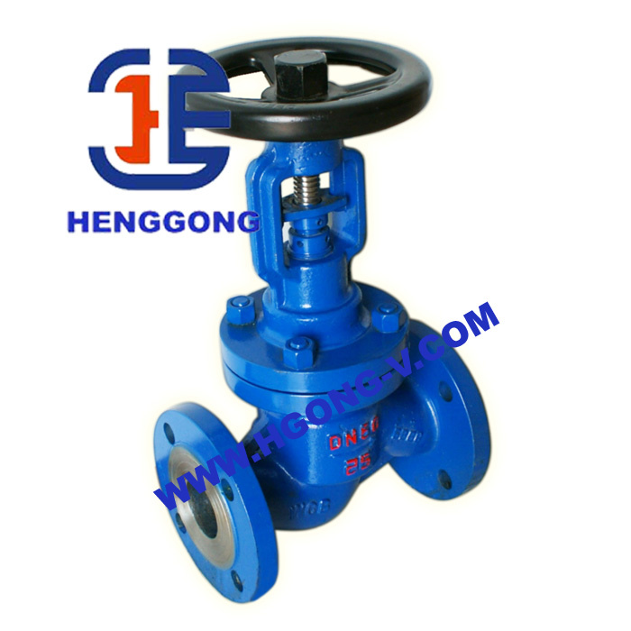 DIN Wcb Rise Stem Bellow Seal Globe Valve