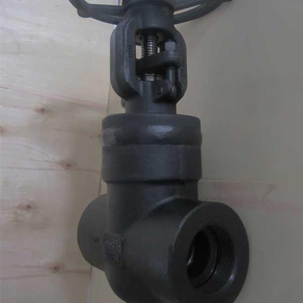 Welded Bonnet Threaded End Forged Steel Gate Valve