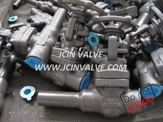 Forged Steel Gate Valve with Extend Pipe