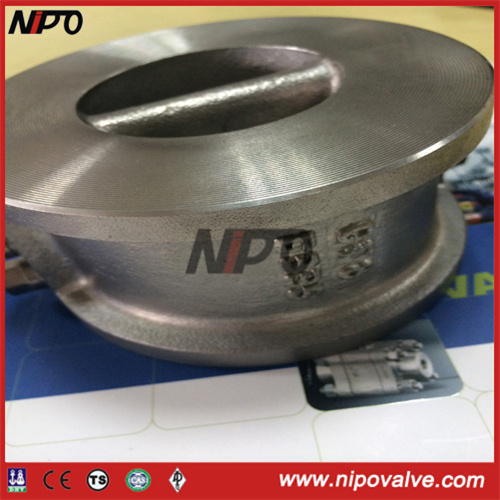 Cast Steel Dual Plate Wafer Type Swing Check Valve