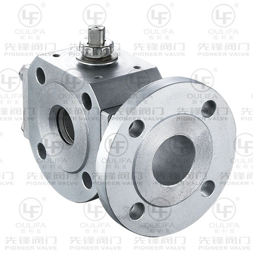 Wafer Type 3-Way Ball Valve