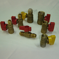 CSA Approved Standard Port Brass Gas Valve 