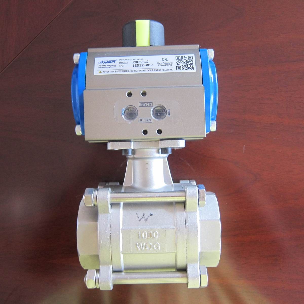 Pneumatic Ball Valve (PN 16 DN 25)