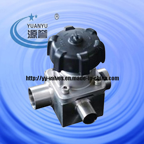 Zero Deadleg T Type Aseptic Diaphragm Valve