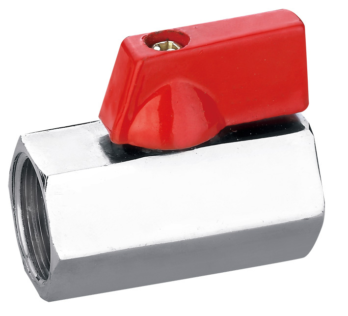 Chrome Plated Brass Mini Ball Valve