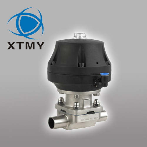 Sanitary Pneumatic Diaphragm Valve with Sample