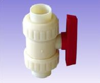 ABS Plastic Double Ball Valve