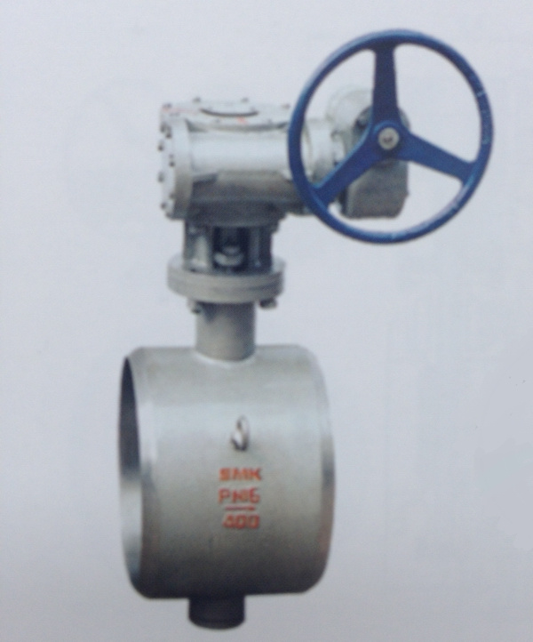 Butt Weld Type Metallic Hard Sealing Butterfly Valve