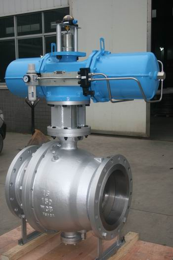 Pneumatic Casting Steel Ball Valve