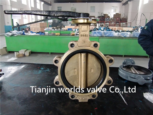 Al-Bronze Lug Type Butterfly Valve (D7L1X-10/16)