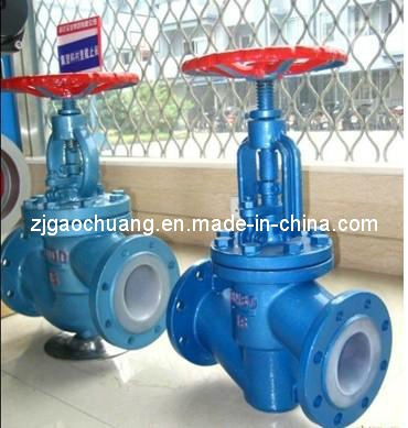 PTFE/PFA Lined Globe Valve