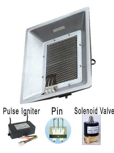 Ceramic Poultry Heater Infrared Chicken House Heater Indoor Gas Heaters