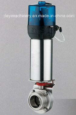 Sanitary Pneumatic Butterfly Valve with Control Cap (DY-V036)