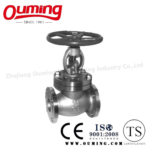 JIS Standard Stainless Steel Flanged Globe Valve