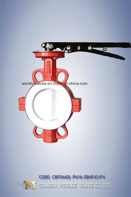 PTFE Lined Butterfly Valve (CBF02LSB-5K-PB3304F4)